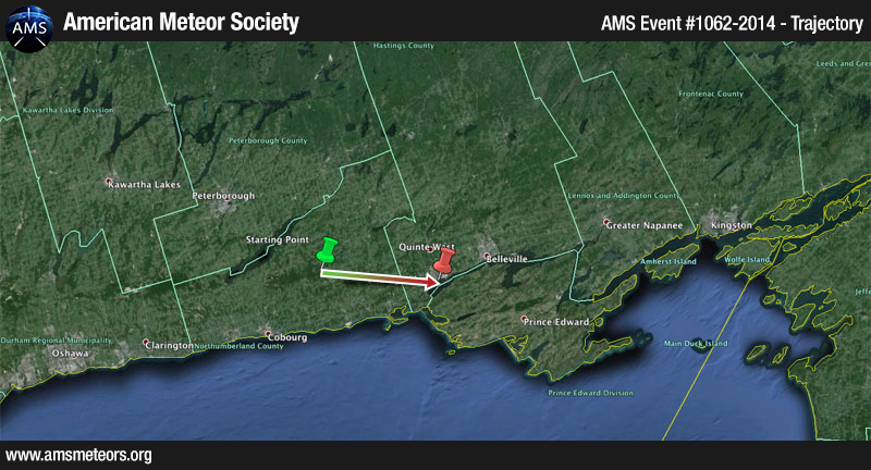 Illustration for article titled Daytime Fireball Near Toronto